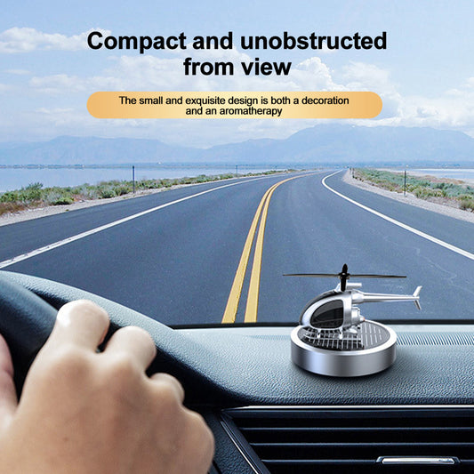 Perfume Solar Power Helicopter Air Freshener